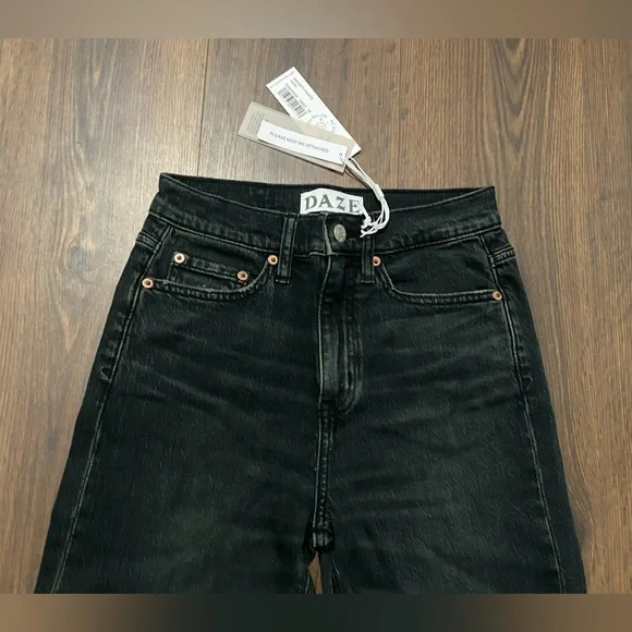 NWT Women’s Daze Black Smarty Pants High Rise Slim Jeans 25 - Picture 4 of 13